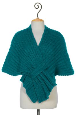 Women's Sweater Wrap I   Green