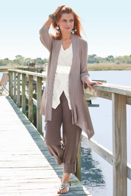 Petite Ribbed Topper