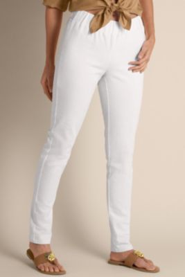 Tall Metro Denim Legging - White