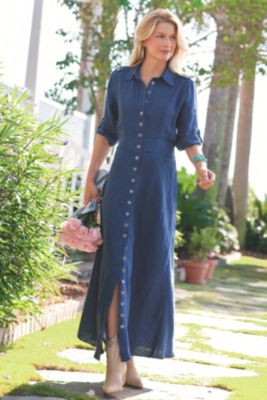 Petite Laguna Linen Dress