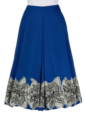 Marais Tall Skirt - Blue women's tall clothing