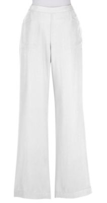 Women's Tencel Pull On Pant - White
