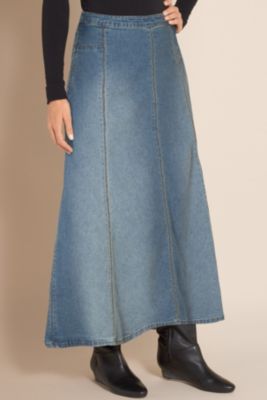 Women's Dakota Denim Skirt - Blue