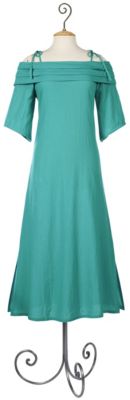 Petite Getaway Gauze Dress - Blue