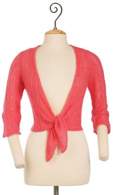 Chic Cable Shrug - Yellow