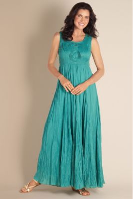 Talls Delphine Dress - AQUA BAY