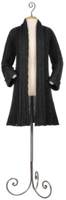 Plus Size Toulouse Topper Shirt I - Black