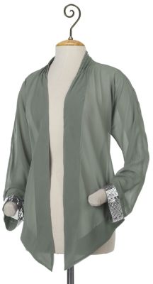 Glitter Topper Shirt - White