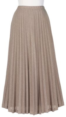 Talls Paige Pleated Skirt - Brown