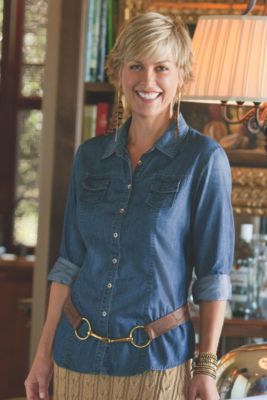 Sandwashed Denim Shirt