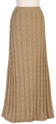 Petites Sophie Sweater Skirt - Brown