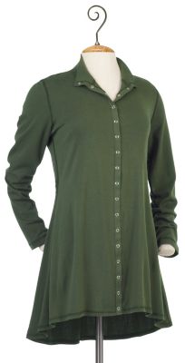 Plus Size Tie Back Cardigan Sweater - Green