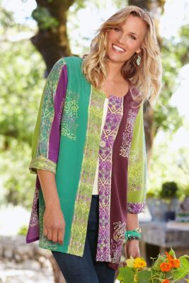 Breezy Batik Topper