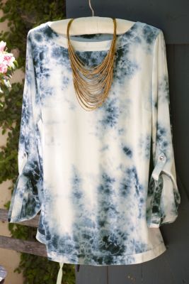 Print Tie Dye Tunic