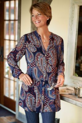 Paisley Poet Top