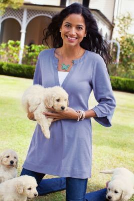 Textured Knit Tunic