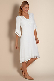 Monte Carlo Dress  - WHITE
