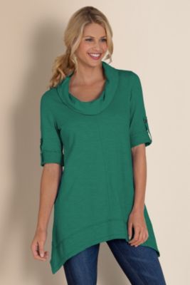 Everywhere Tunic  - LUXE EMERALD