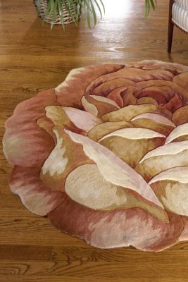 Rose Floral Scatter Rug
