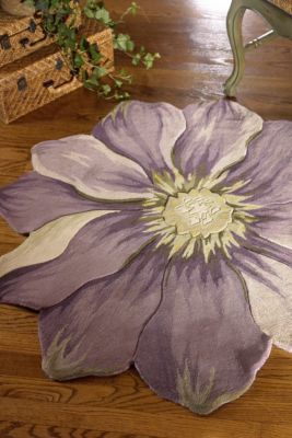 Amethyst Floral Scatter Rug