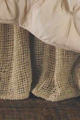 Raw Silk Woven Bedskirt
