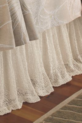Raw Silk Woven Bedskirt