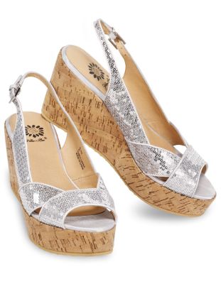 Sequined Wedge