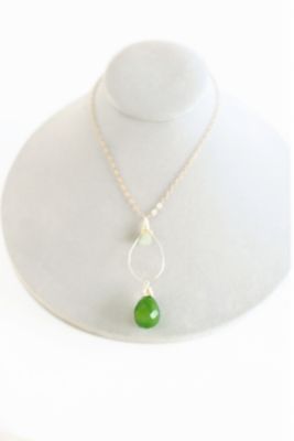 Wire Wrapped Stone Necklace