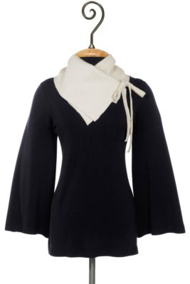 Wide Ribbed Collar
