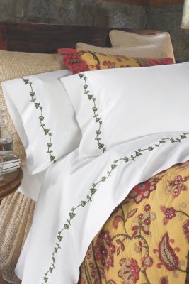 Loire Valley Embroidered Linen Set