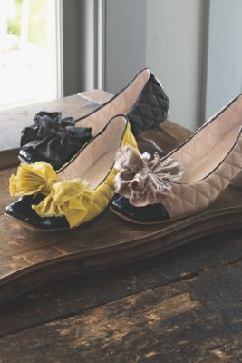 Quilted Bow Flat