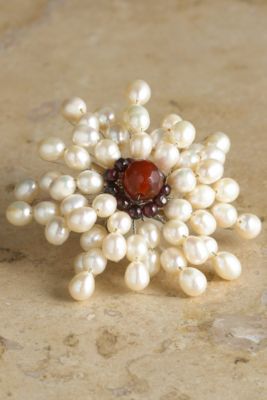 Pasha Pearl Flower Pin
