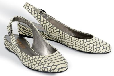 Moda Spana Snakeskin Slingback