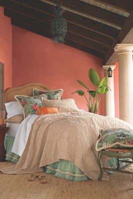 Hibiscus Island Coverlet