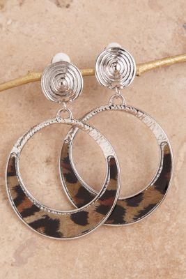 Leopard Clip Earring