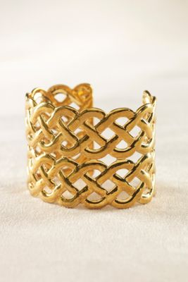Gold Braid Cuff