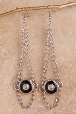Palladium Earring