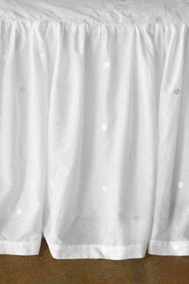 Dotted Voile Bedskirt
