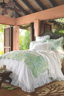 Dotted Voile Coverlet