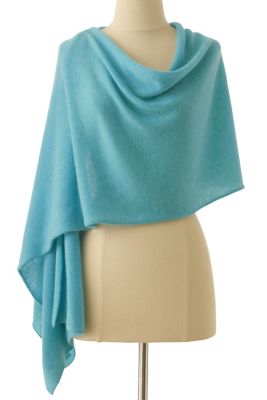 Cashmere Scarf - ROBINS EGG