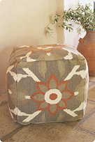 Modern Flower Pouf
