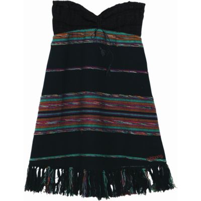 Women's Stompless Beat Dress - Black Patterned