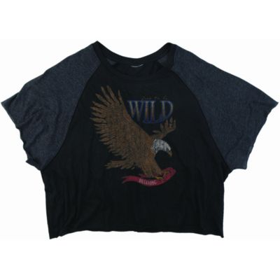 Women's Wild Eye Oversized Top - Black