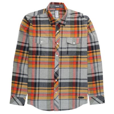 Men's Otis Long Sleeve Woven Shirt  - Gray
