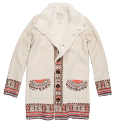 Women's Zippora Long Jacket - Cream