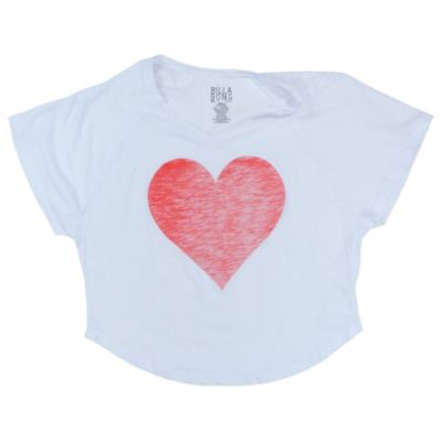 Women's Heart You and Me Tee - White