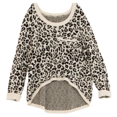 Women's Liv for Luv Cheetah Sweater - Pattern