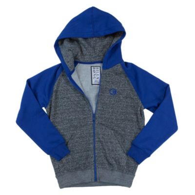 Boys' Field Raglan Zip Hoody - Blue