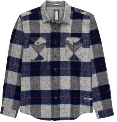 Men's Grayson LS Woven Shirt - Navy / Dark Blue