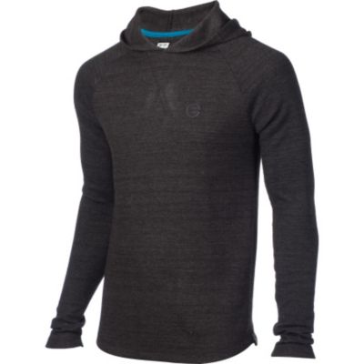 Men's Timing Knit LS Hoodie - Black